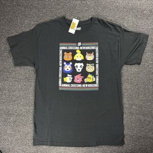 NWT Animal Crossing Residents Graphic T-Shirt Black Men’s Size L Nintendo Tee